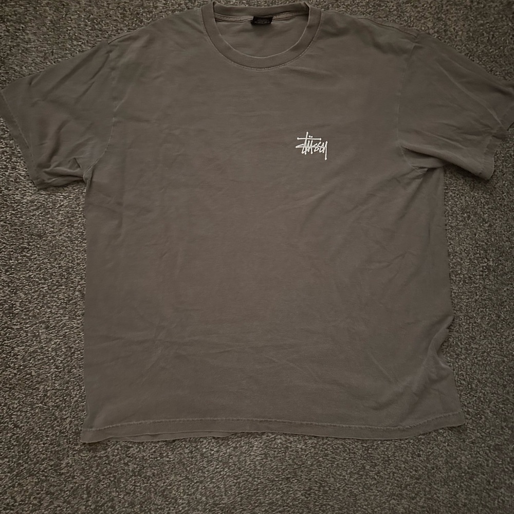Stussy Men's Charcoal Tee